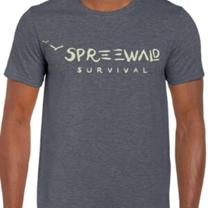 Shirt grau mit Schriftzug Spreewald Survival
