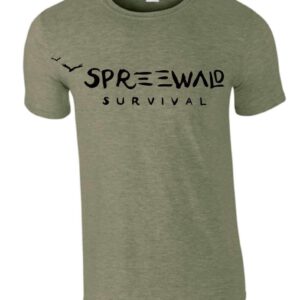 Shirt grün mit Schriftzug Spreewald Survival